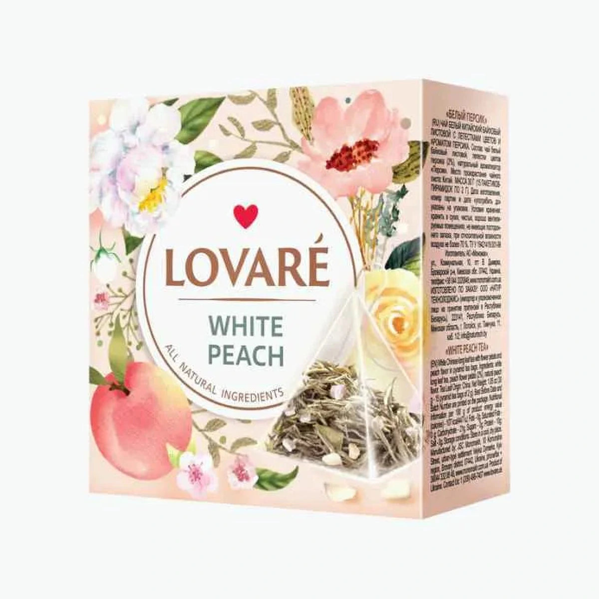 Lovare Tee „Weißer Pfirsich“ 30 g