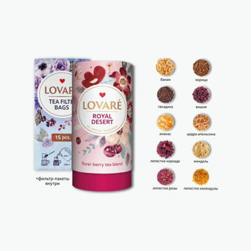 Lovare Königlicher Nachtisch Blütentee 80 g