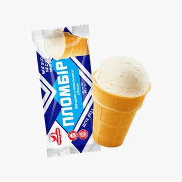 Lasunka Premium Plombir ice cream in a wafer cup 70 g