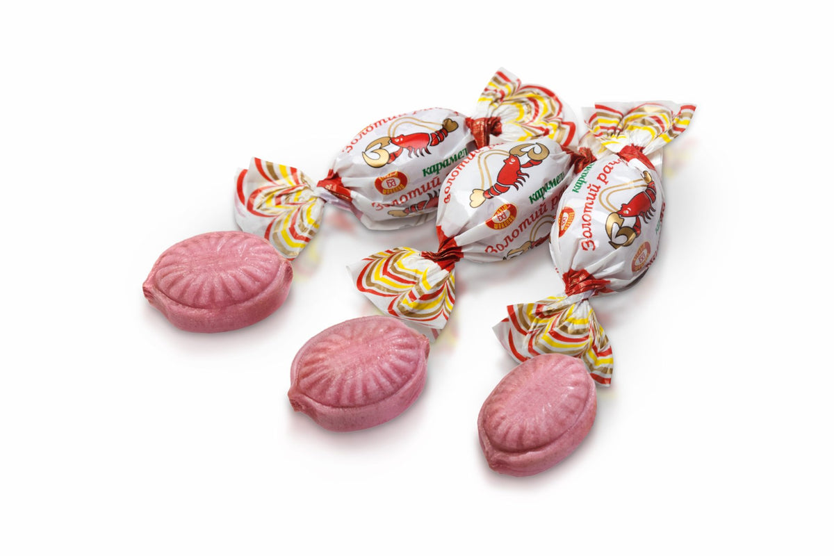 Karamellbonbons mit Füllung „Goldene Krebs“ 200 g