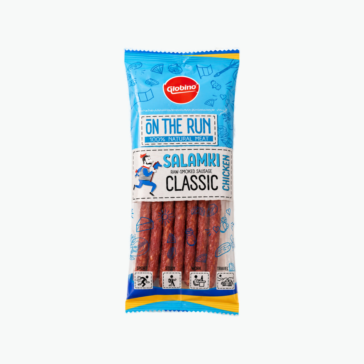 Geflügel-Rohwürstchen „Salamki Classic“ 70 g