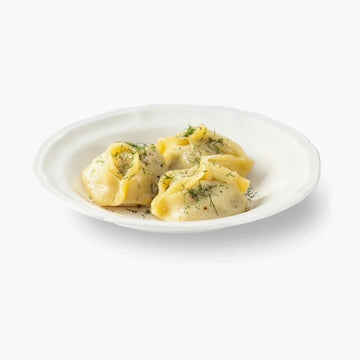 Manty mit Kartoffel und Kürbis, handgemacht