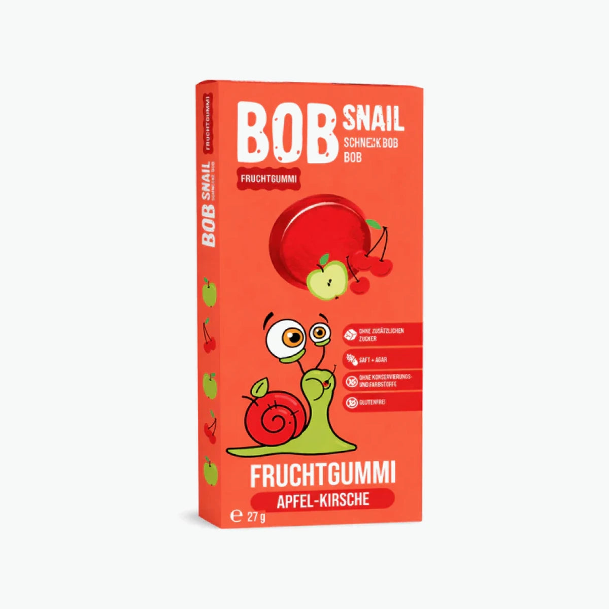 Фруктовое желе Bob Snail яблоко-вишня 27 г