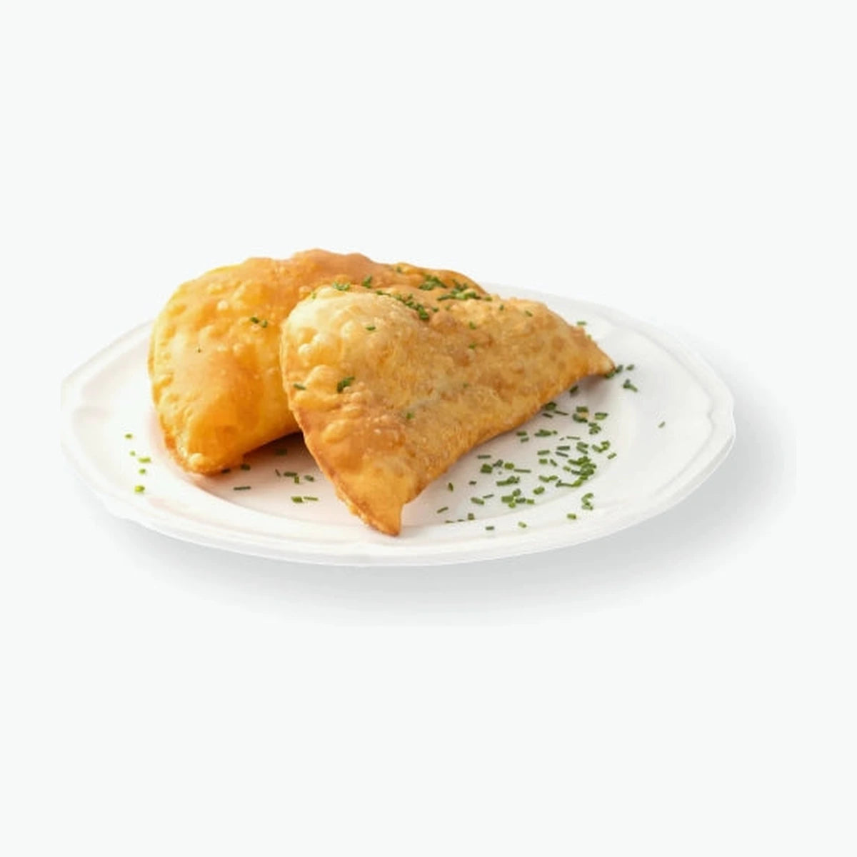 Tschebureki mit Putenfleisch, gebraten