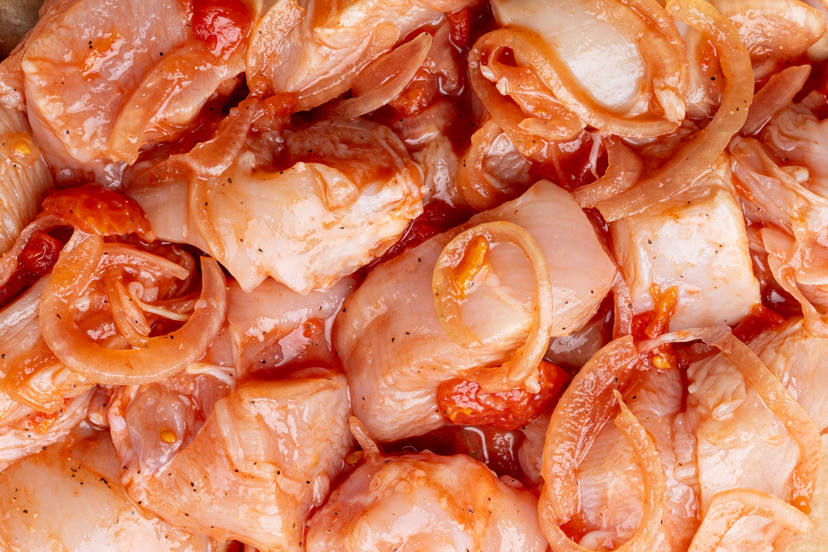 Hähnchen-Schaschlik mit Tomaten, tiefgefroren 600 g
