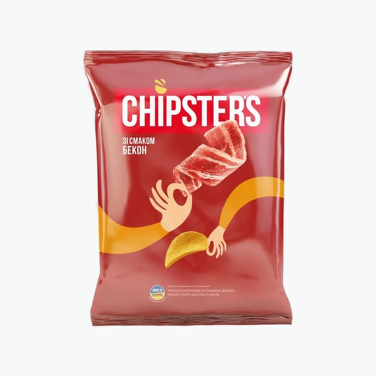 CHIPSTERS Kartoffelchips mit Bacon-Geschmack 120 g