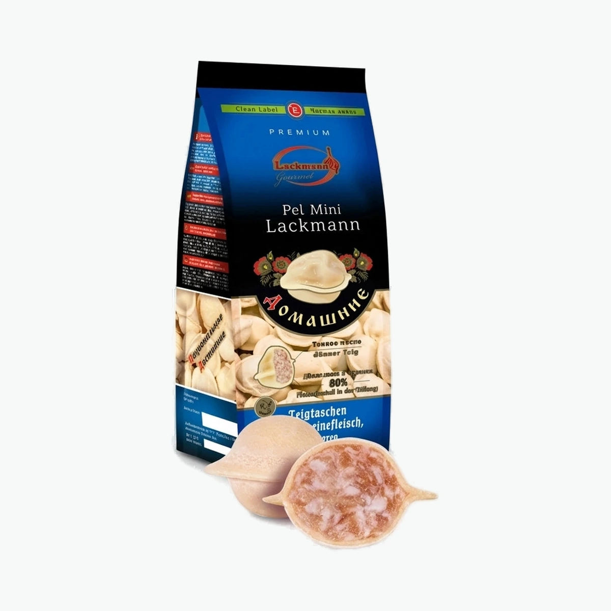Lackmann Pelmeni "Domaschnije" mit Schweinefleischfüllung
