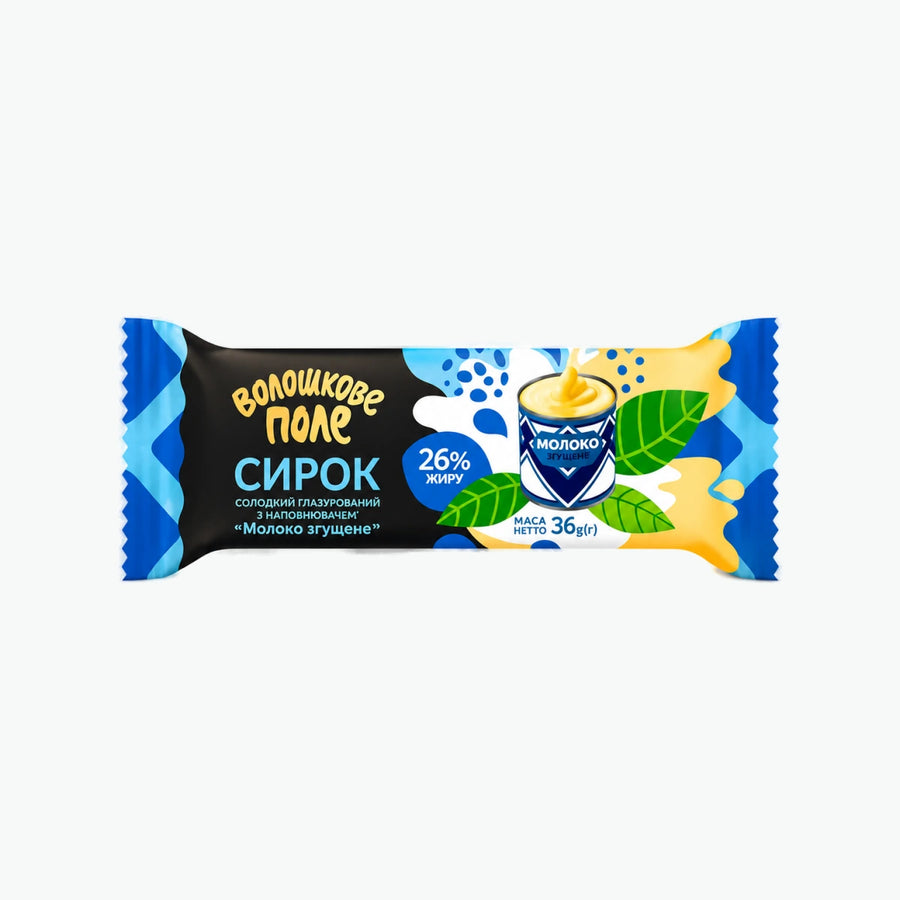 Glazed quark bar with condensed milk 36 g