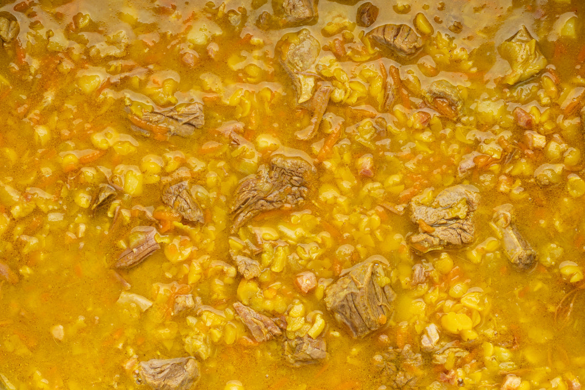 Erbsensuppe mit Schweinefleisch und Räucherspeck 500 ml