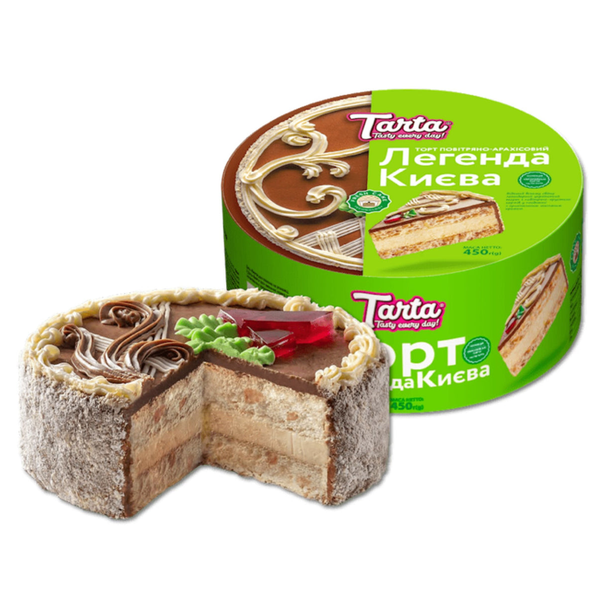Tarta Torte Legende von Kiew mit Erdnüssen 450 g