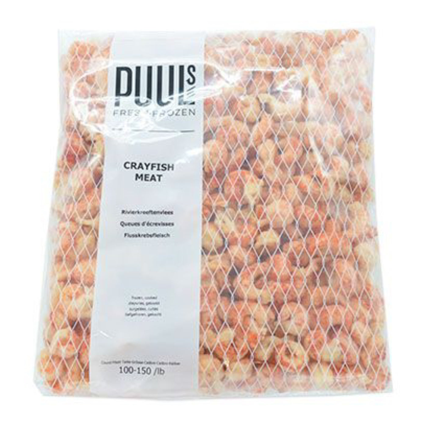 Flüsskrebs, gekocht und geschält